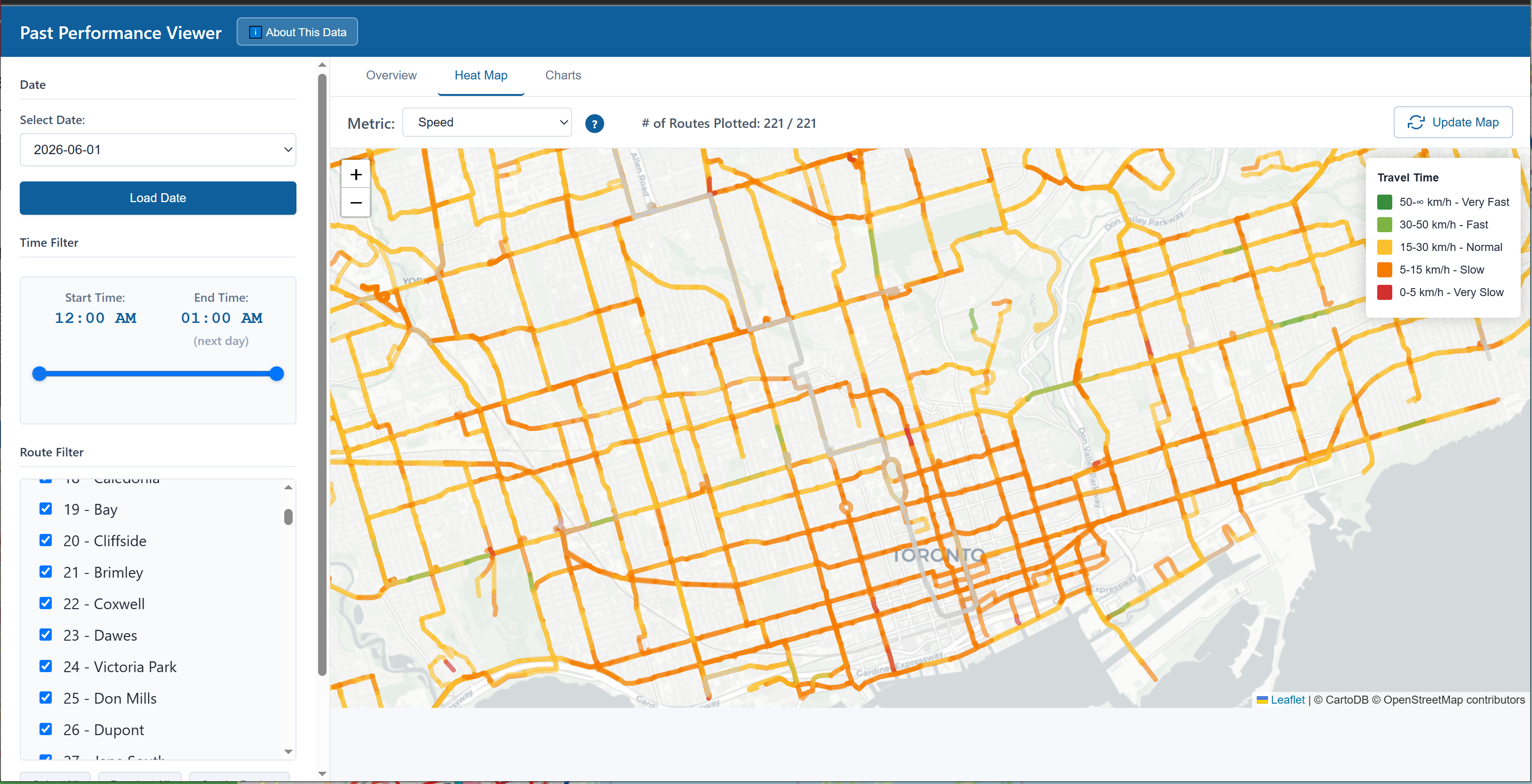 TransitBunny RT interface preview